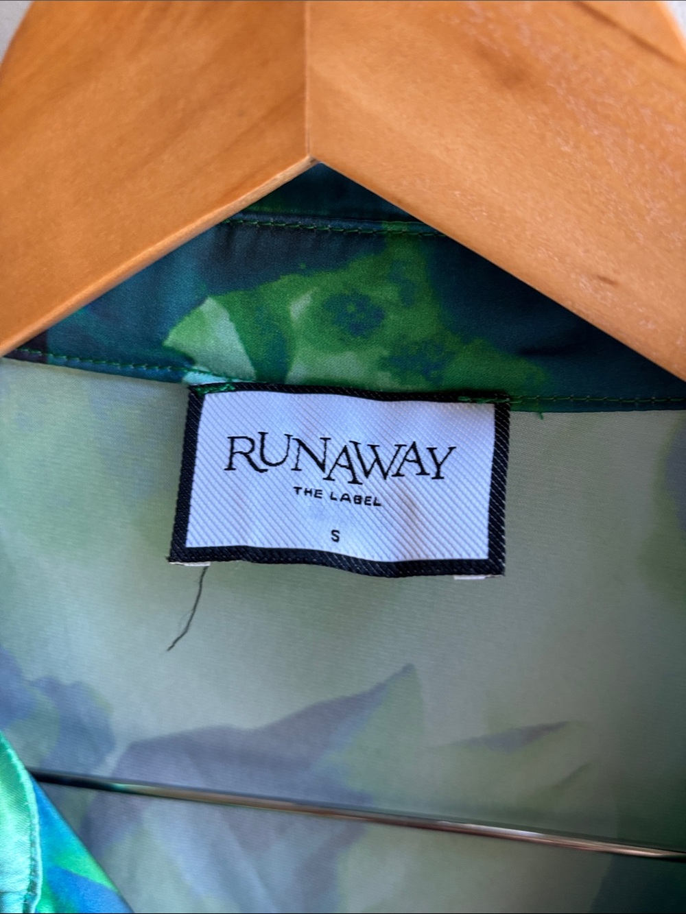 Runaway The Label Ruby Calista Green Tie-Front Mini Dress - Picture 3 of 9